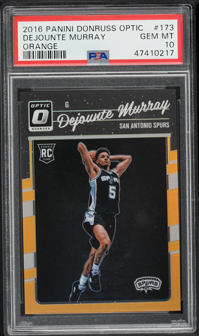 2016 Donruss Optic Orange DeJounte Murray ROOKIE /199 #173 PSA 10 GEM MINT