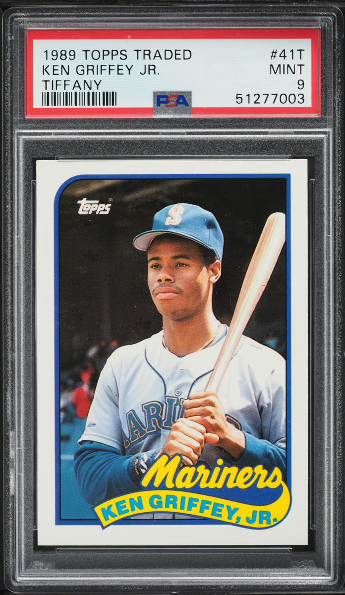 1989 Topps Traded Tiffany Ken Griffey Jr. ROOKIE #41T PSA 9 MINT