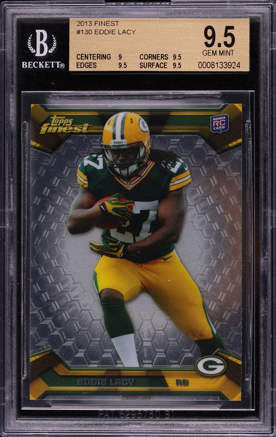 Eddie Lacy #130 2013 Panini Prominence Football Rookie Team Helmet Autographs