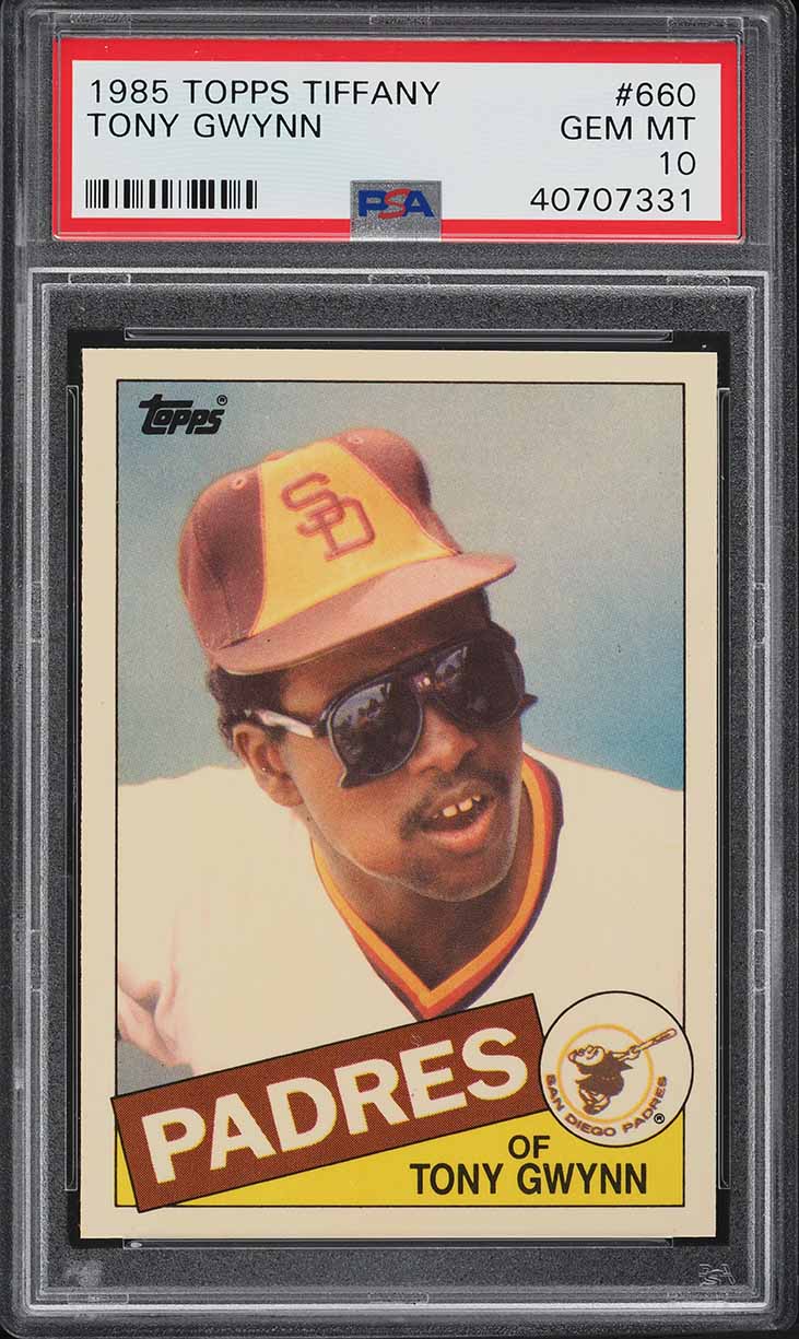 1985 Topps Tiffany Tony Gwynn #660 PSA 10 GEM MINT