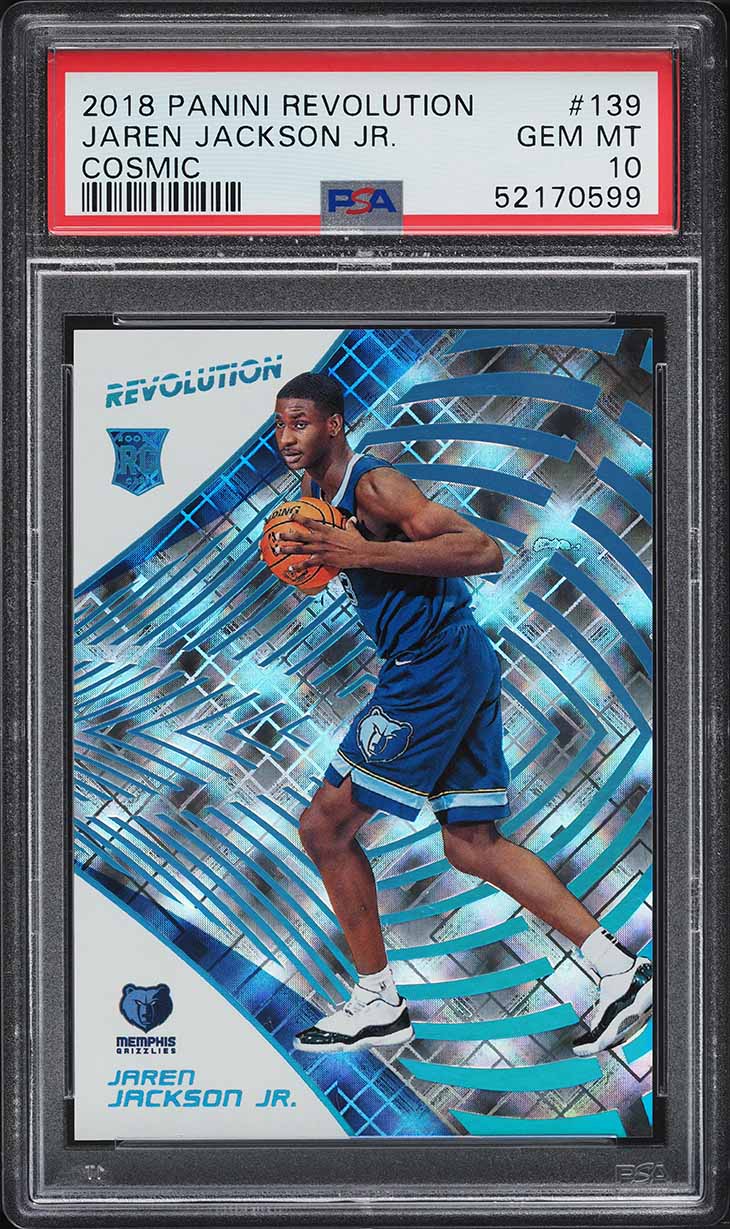 2018 Panini Revolution Cosmic Jaren Jackson Jr. ROOKIE /100 #139 PSA 10 GEM MINT