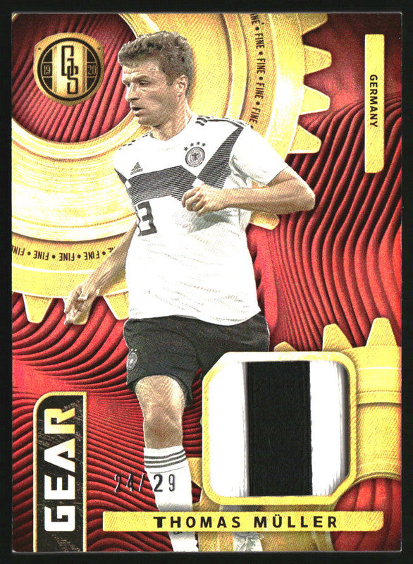 2019-20 Panini FIFA Gold Standard Gear Fine Thomas Muller /29