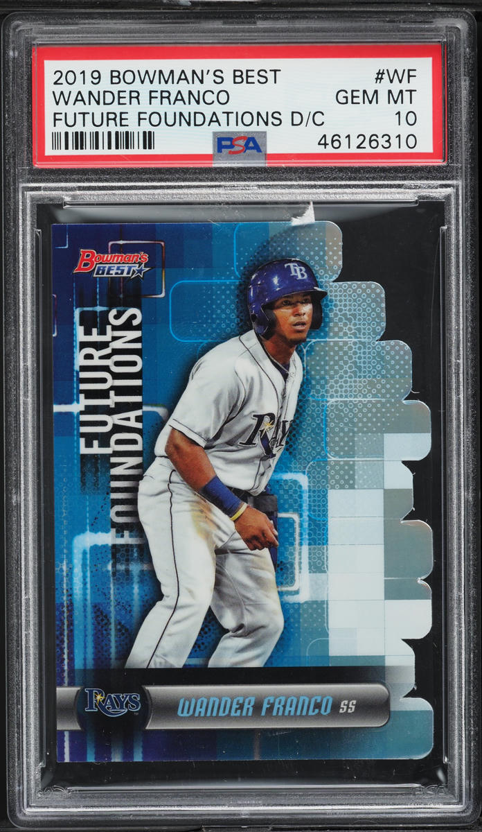 2019 Bowman's Best Future Foundations Die-Cut Wander Franco PROSPECT PSA 10