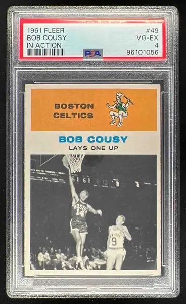 1961-62 Fleer #49 Bob Cousy PSA 4