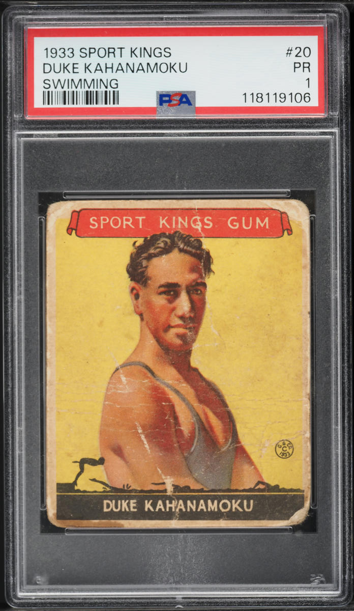 1933 Goudey Sports Kings Swimming Duke Kahanamoku #20 PSA 1 PR