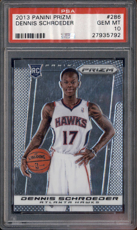 2013 Panini Prizm #286 Dennis Schroder RC PSA 10