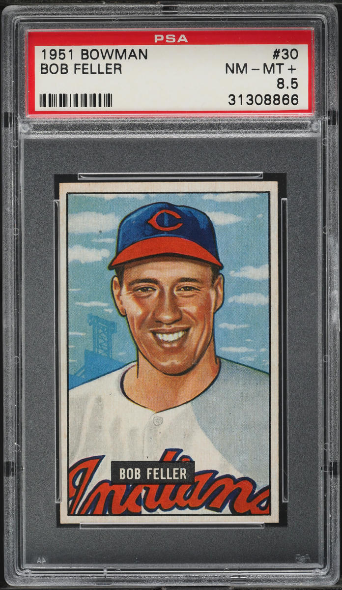 1951 Bowman Bob Feller #30 PSA 8.5 NM-MT+