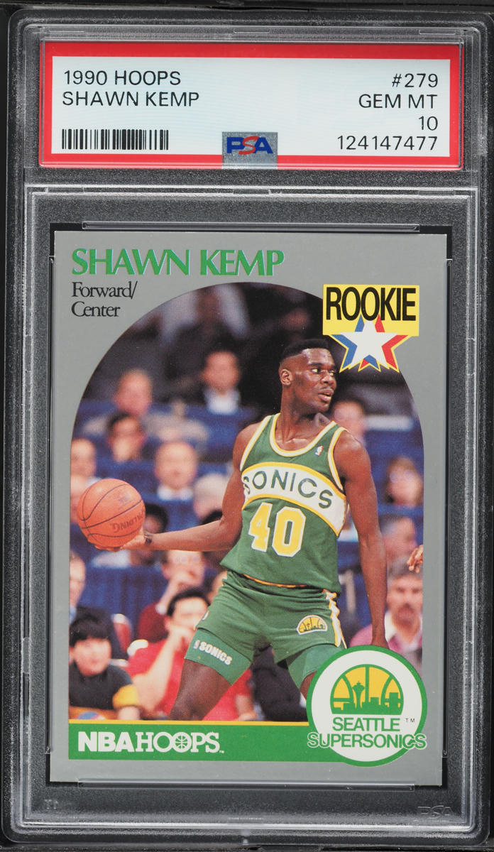 1990 Hoops Shawn Kemp ROOKIE #279 PSA 10 GEM MINT
