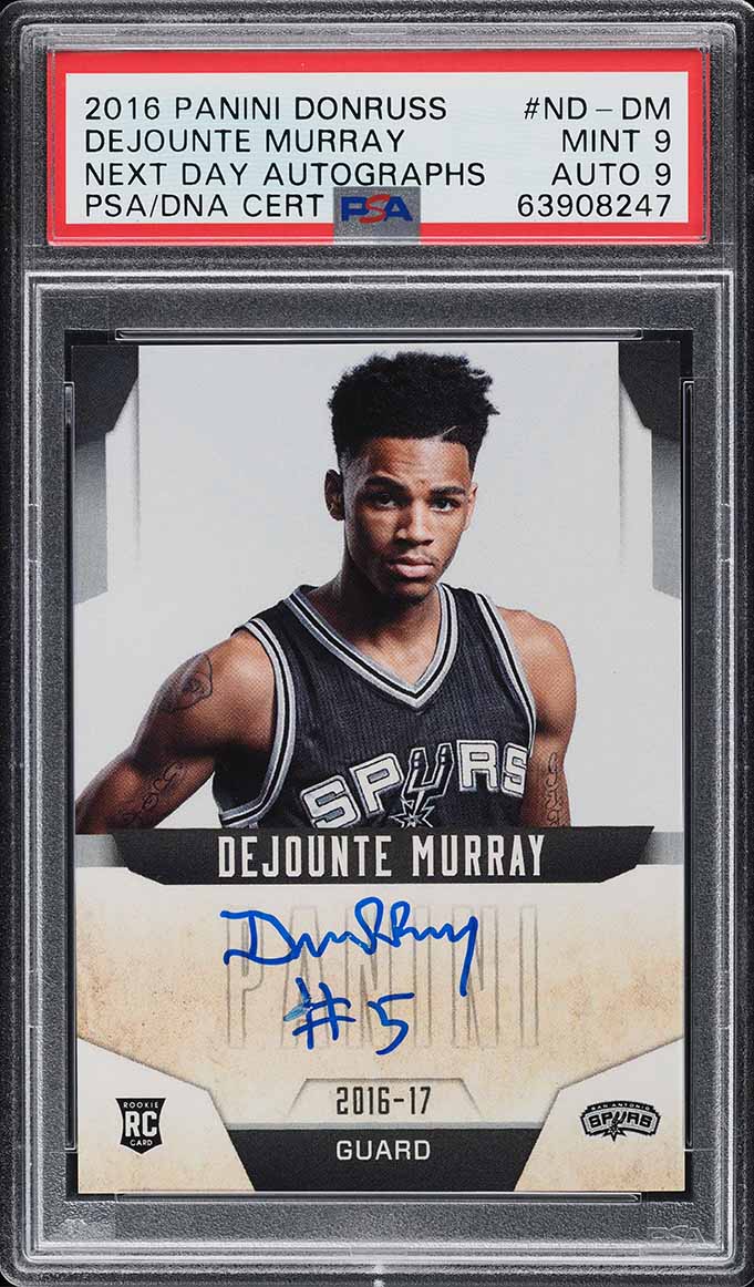 Dejounte Murray #ND-DM 2016-17 Donruss Basketball Next Day Autographs