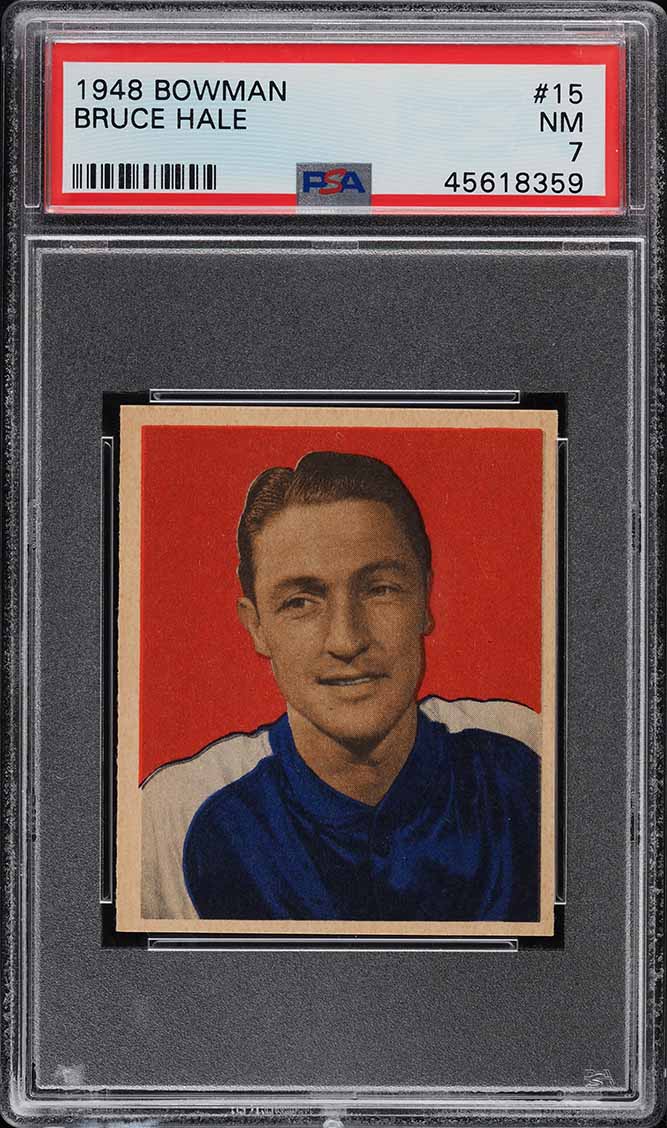 1948 Bowman Basketball Bruce Hale #15 PSA 7 NRMT