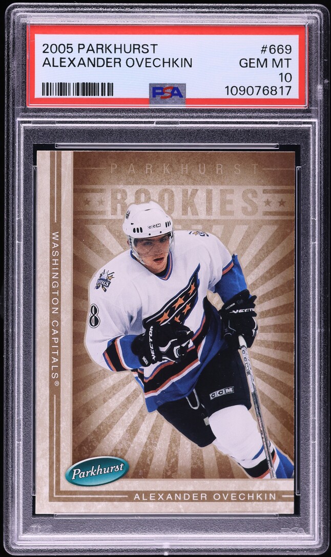 2005 Parkhurst Alexander Ovechkin ROOKIE #669 PSA 10 GEM MINT