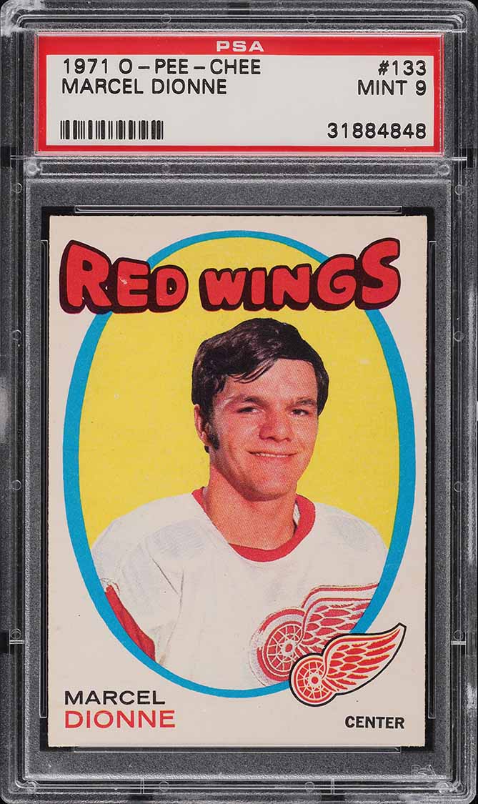 1971 O-Pee-Chee Hockey Marcel Dionne ROOKIE #133 PSA 9 MINT