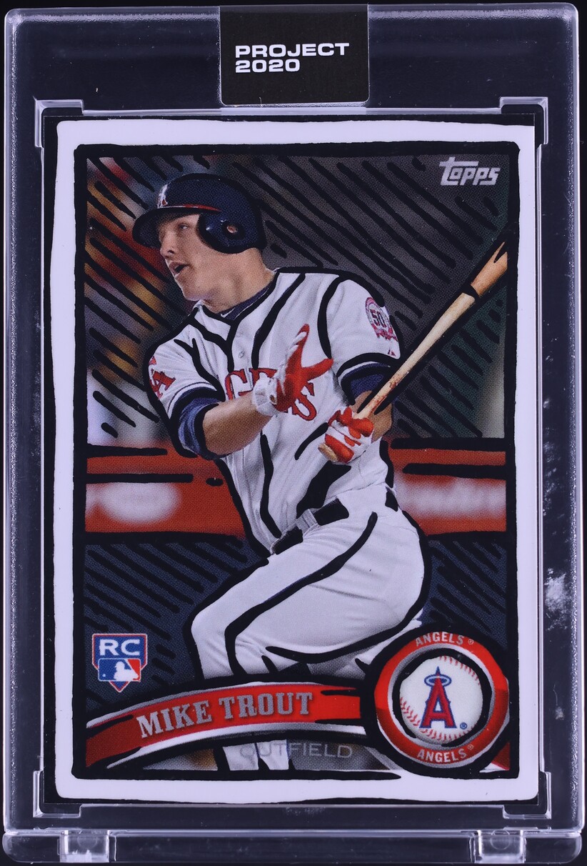 2020 Topps Project 2020 By Joshua Vides Mike Trout #207