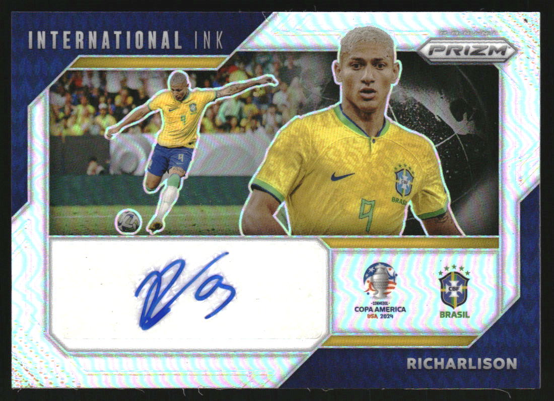 2024 Panini Prizm Copa America International Ink Silver Richarlison Auto /99