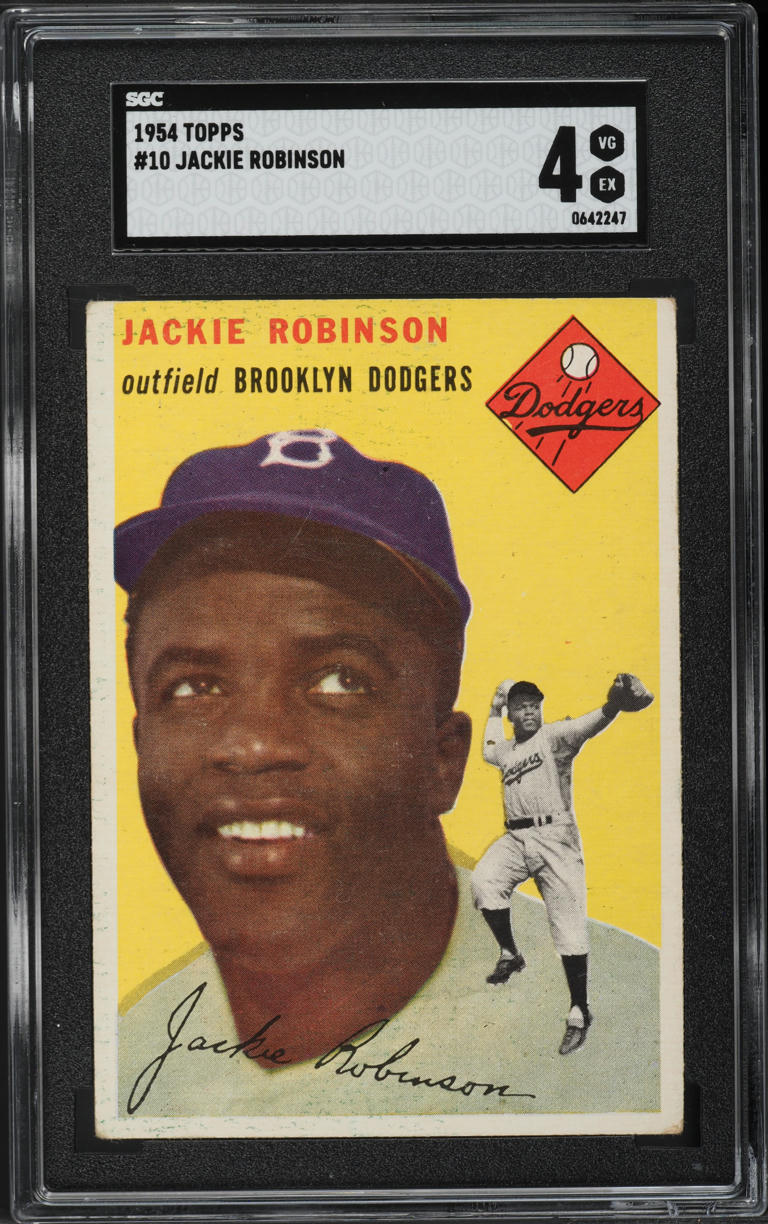 1954 Topps Jackie Robinson #10 SGC 4 VGEX