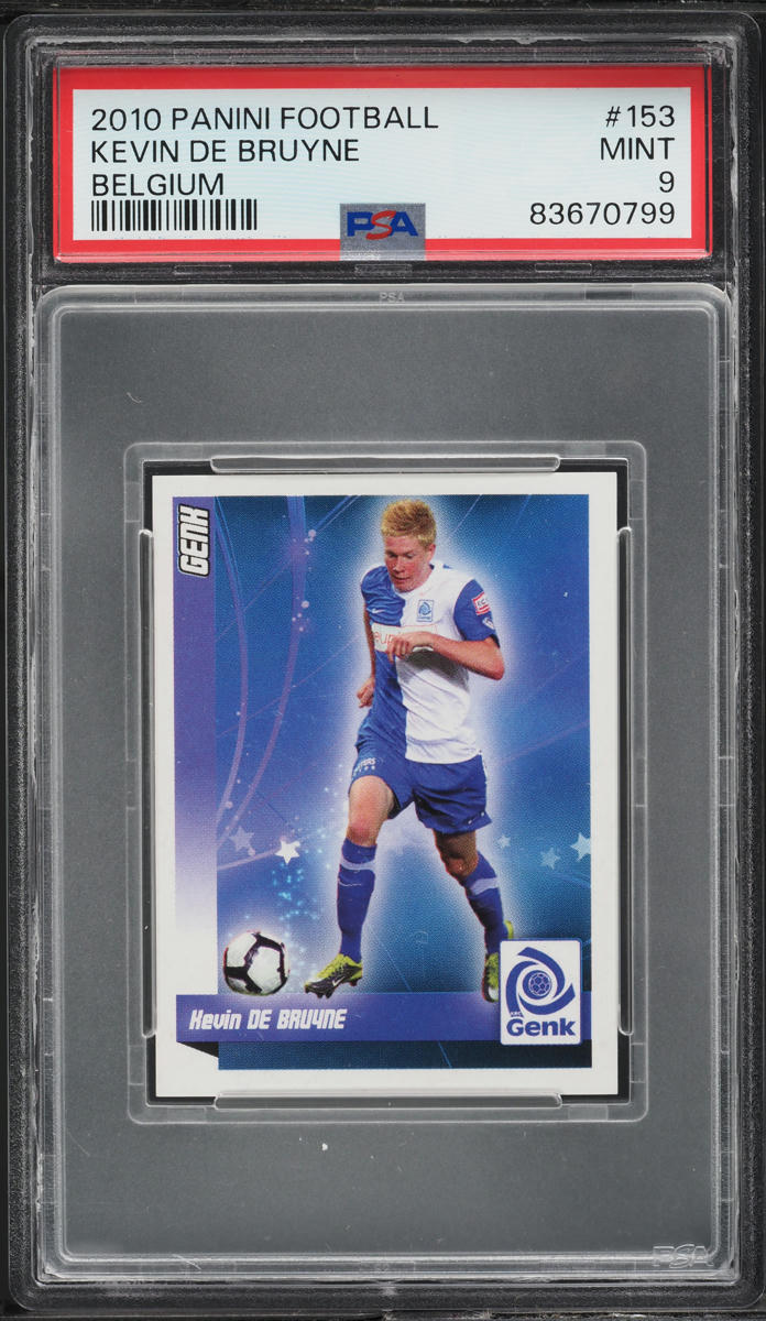 2010 Panini Football Belgium Kevin De Bruyne ROOKIE #153 PSA 9 MINT