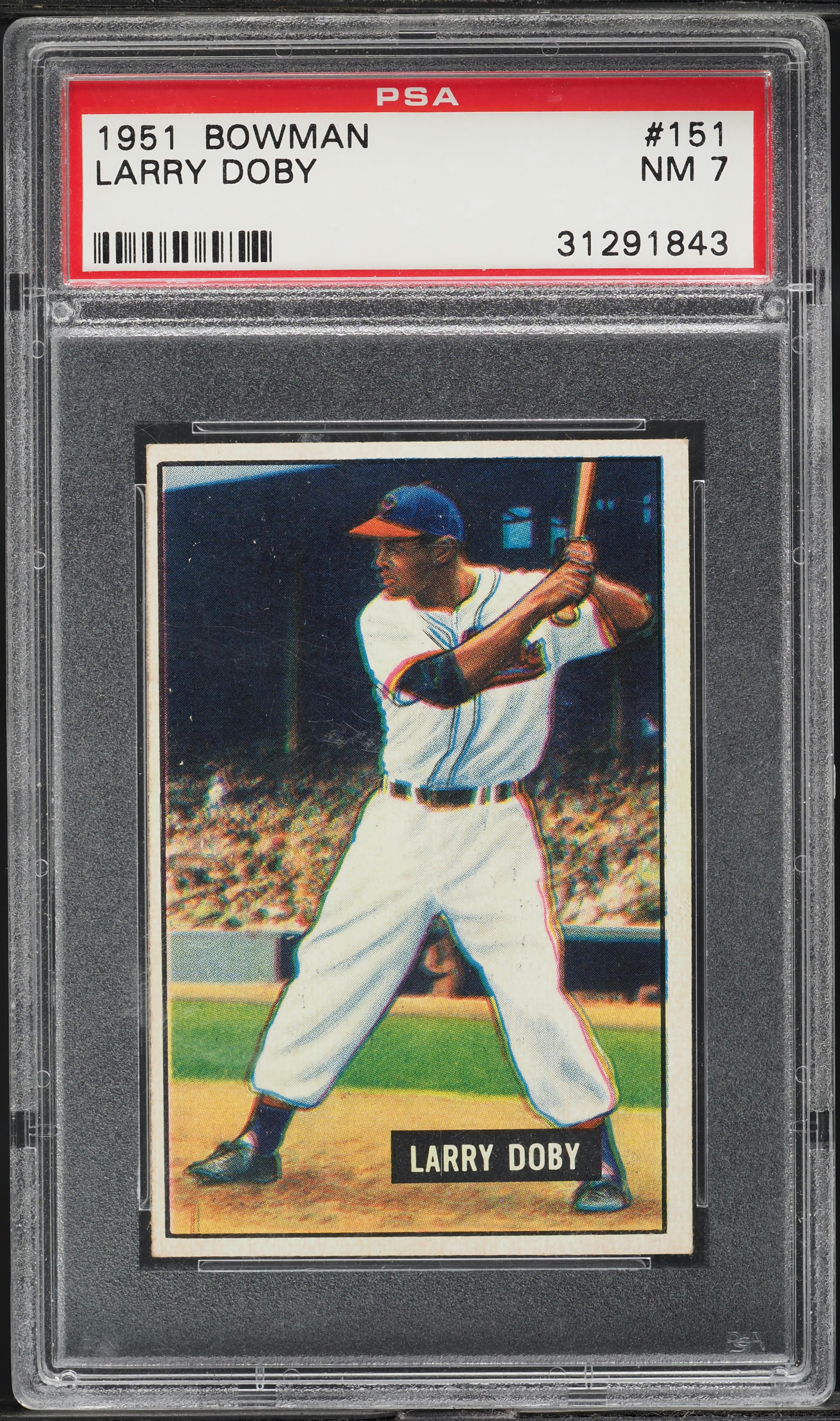 1951 Bowman Larry Doby #151 PSA 7 NRMT