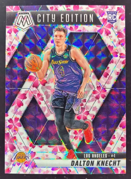 2024-25 Panini Mosaic Choice Cherry Blossom #271 Dalton Knecht City Edition /20