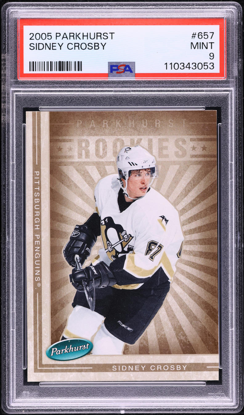 2005 Parkhurst Sidney Crosby ROOKIE #657 PSA 9 MINT