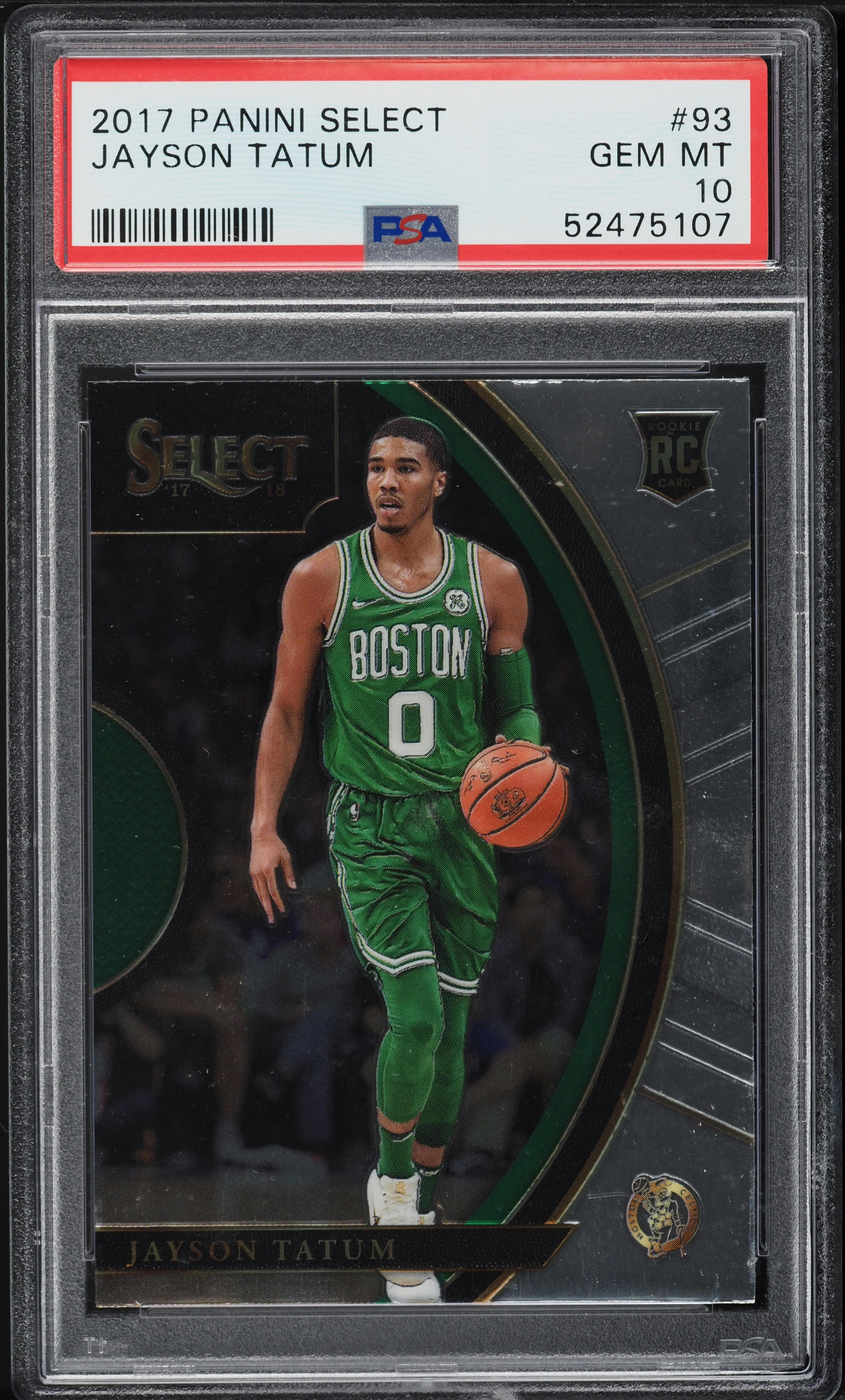 2017 Select Concourse Jayson Tatum ROOKIE #93 PSA 10 GEM MINT