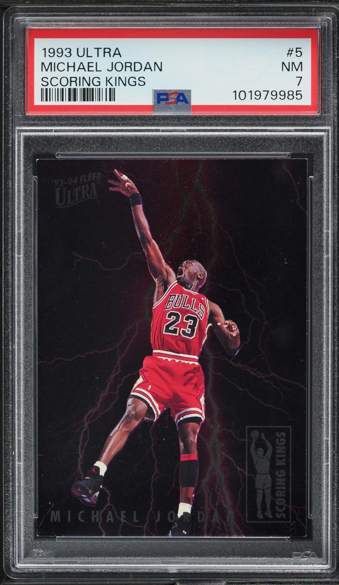 1993 Ultra Scoring Kings Michael Jordan #5 PSA 7 NRMT