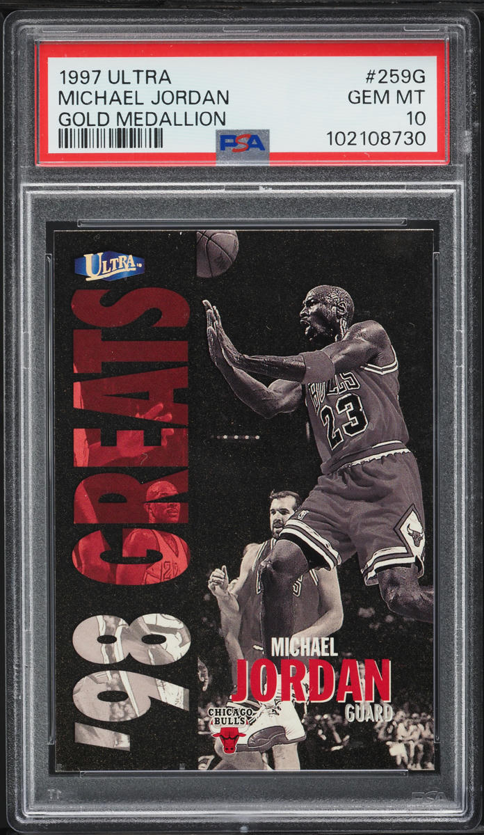 1997 Ultra Gold Medallion Michael Jordan #259G PSA 10 GEM MINT