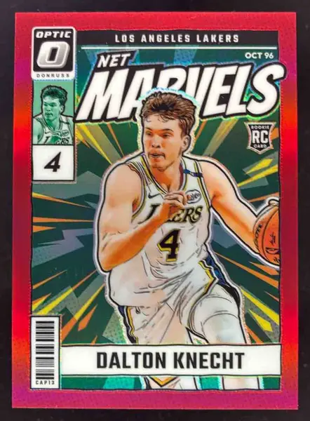 2024-25 Panini Donruss Optic Net Marvels Red #16 Dalton Knecht RC /99