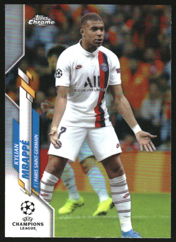 2019-20 Topps Chrome UEFA Champions League Refractors #26 Kylian Mbappe
