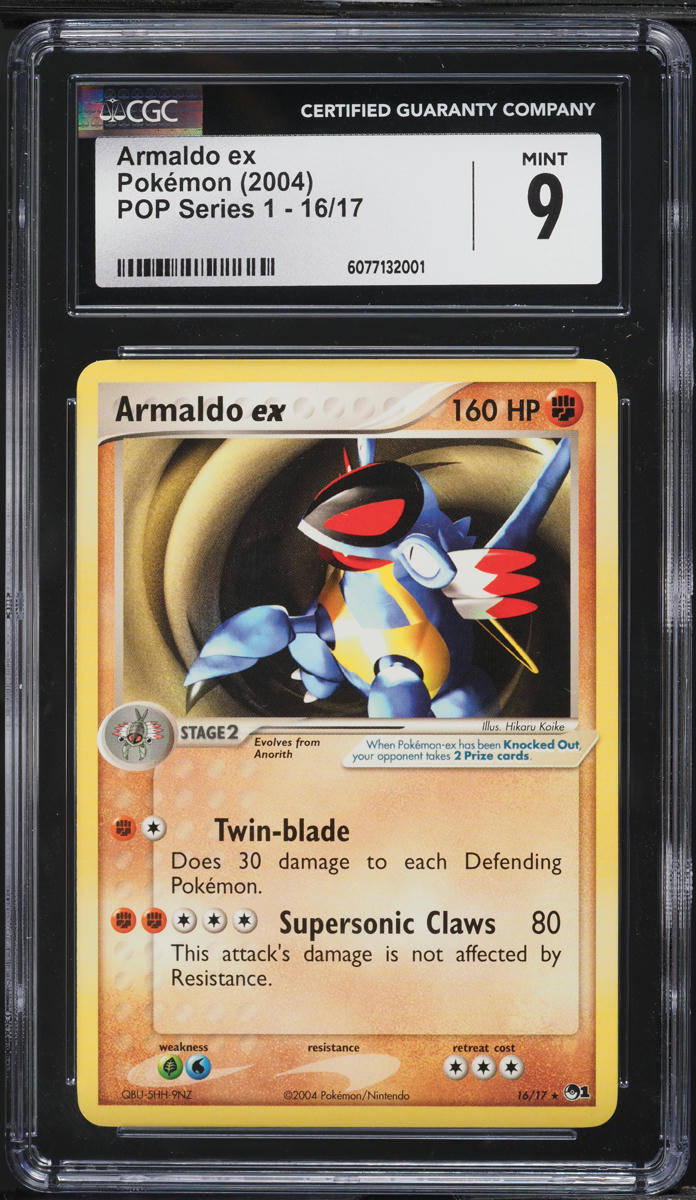 2004 Pokemon POP Series 1 Armaldo ex #16 CGC 9 MINT