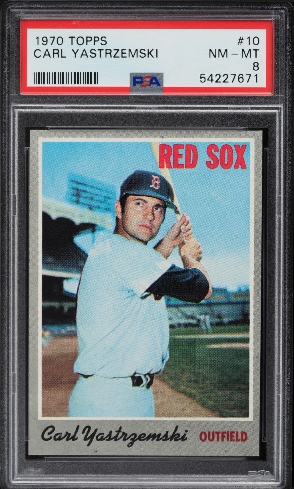 1970 Topps Carl Yastrzemski #10 PSA 8 NM-MT