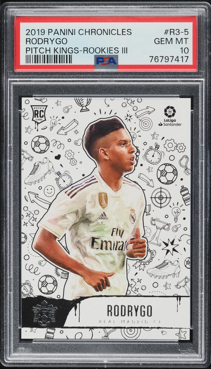 2019 Panini Chronicles Pitch Kings Level 3 Rodrygo ROOKIE #R3-5 PSA 10 GEM MINT