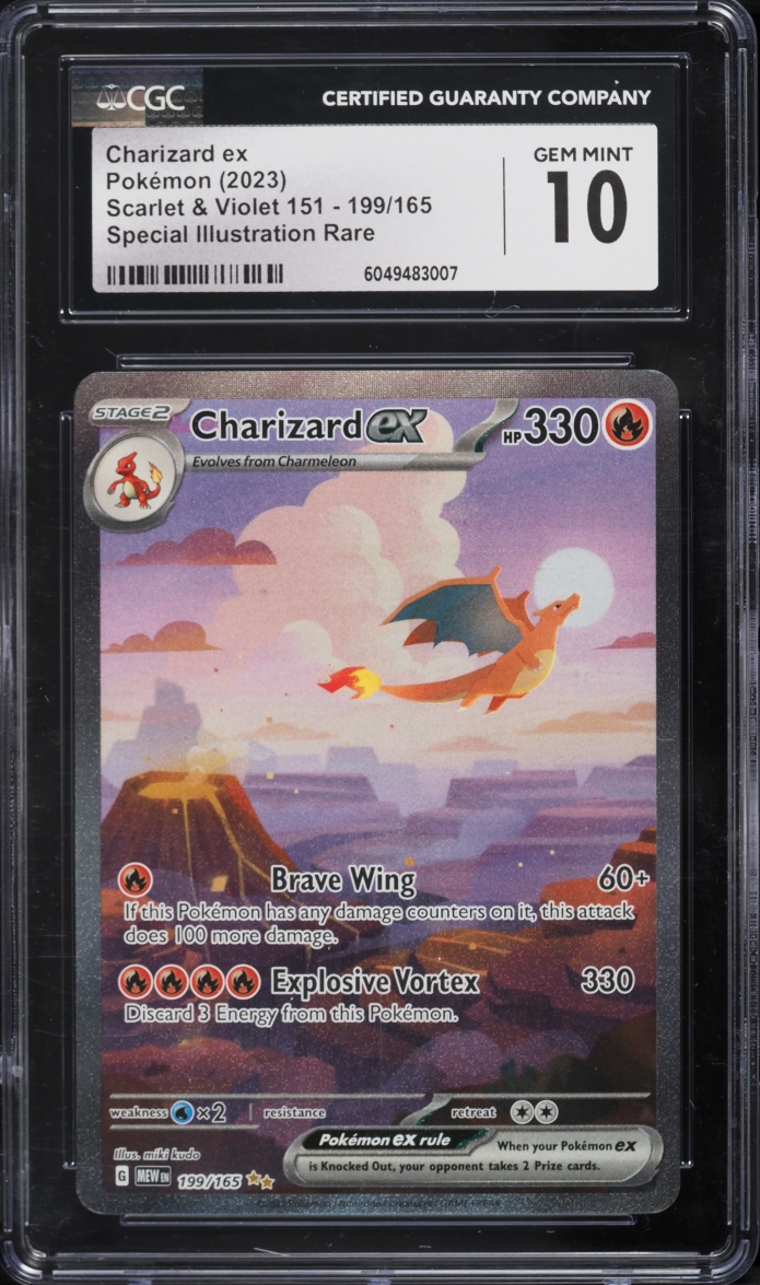 2023 Pokemon Scarlet & Violet 151 Charizard ex Special Illustration Rare  #199 CGC 10 | Card Ladder