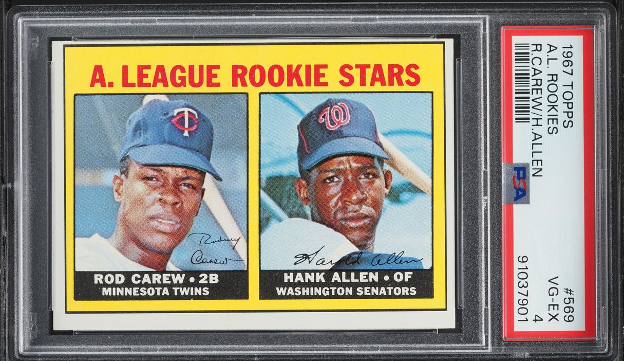 1967 Topps Rod Carew ROOKIE #569 PSA 4 VGEX