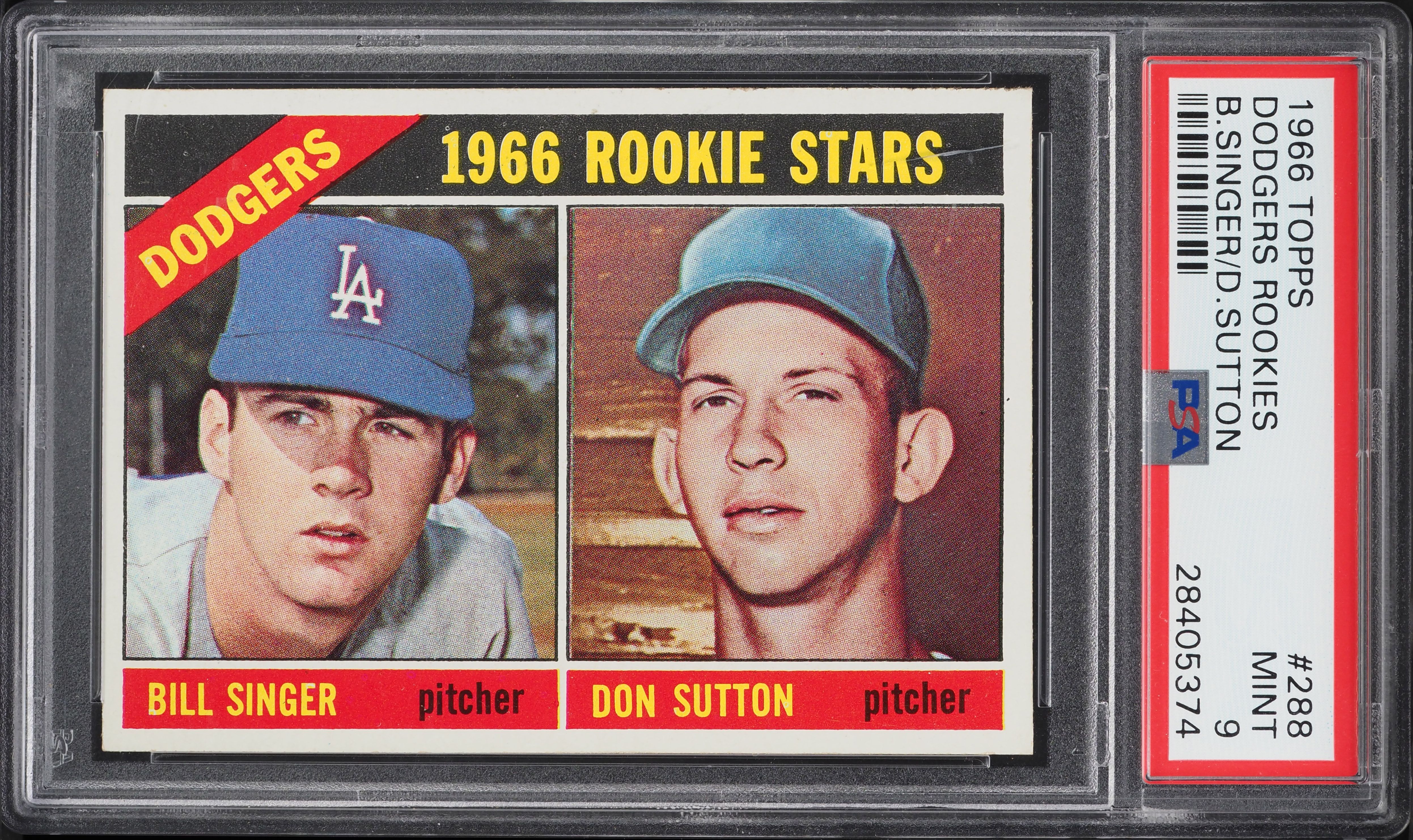 1966 Topps Don Sutton ROOKIE #288 PSA 9 MINT