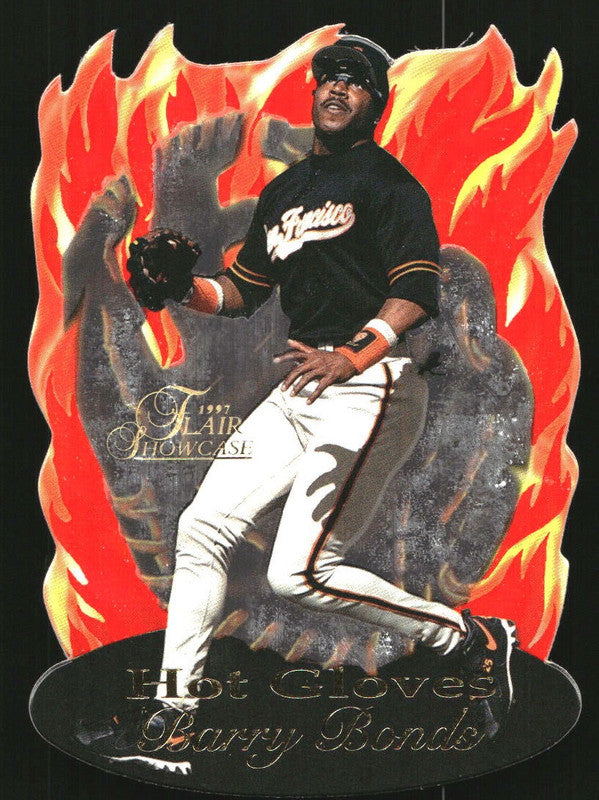 1997 Fleer Flair Showcase Hot Gloves #2 Barry Bonds