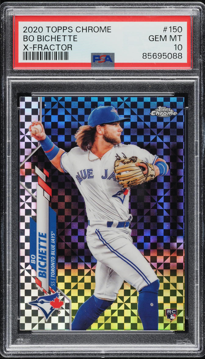 2020 Topps Chrome Xfractor Bo Bichette ROOKIE #150 PSA 10 GEM MINT