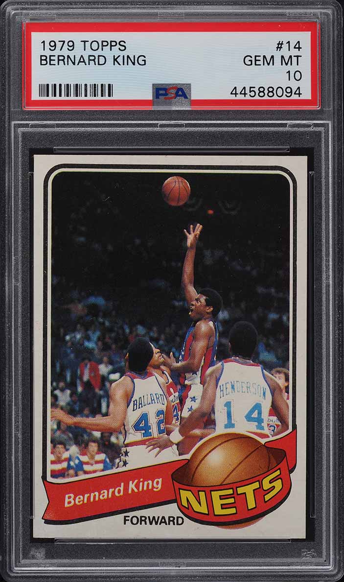 1979 Topps Basketball Bernard King #14 PSA 10 GEM MINT