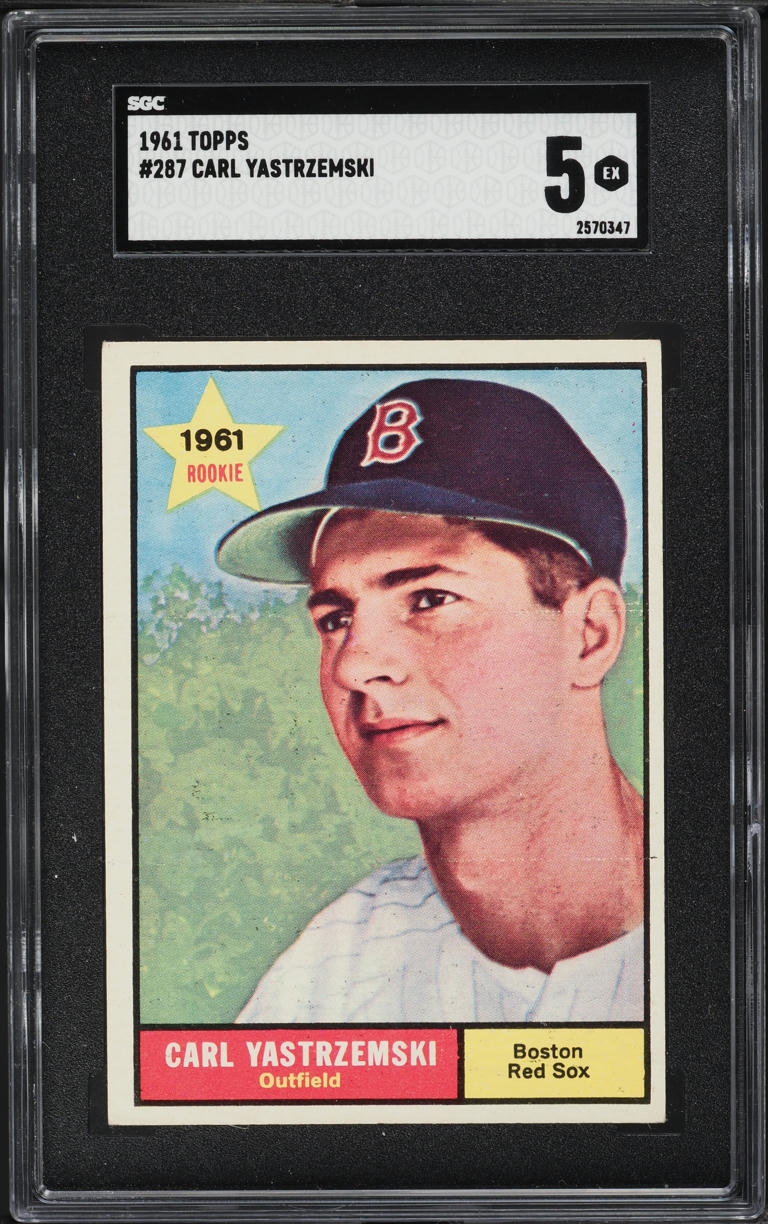 1961 Topps Carl Yastrzemski #287 SGC 5 EX