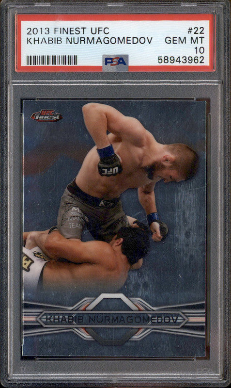 2013 Finest UFC #22 Khabib Nurmagomedov PSA 10