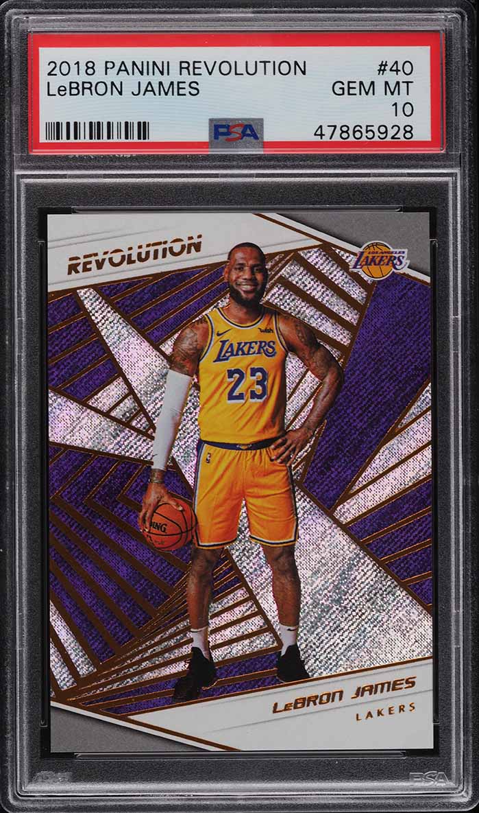2019 Panini Revolution LeBron James #40 PSA 10 GEM MINT