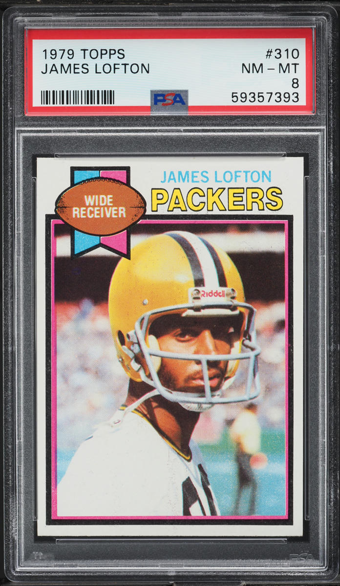 1979 Topps Football James Lofton ROOKIE #310 PSA 8 NM-MT