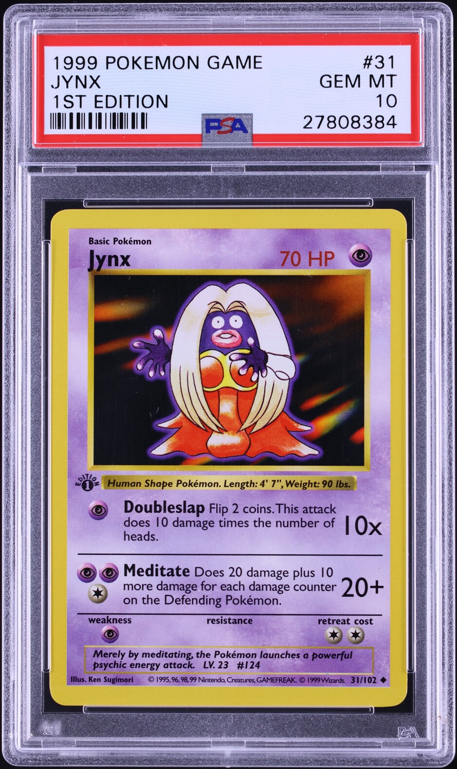 Jynx 英語版 1st edition shadow less Jynx 英語版 1st edition shadow less Jynx - Base Set (Shadowless