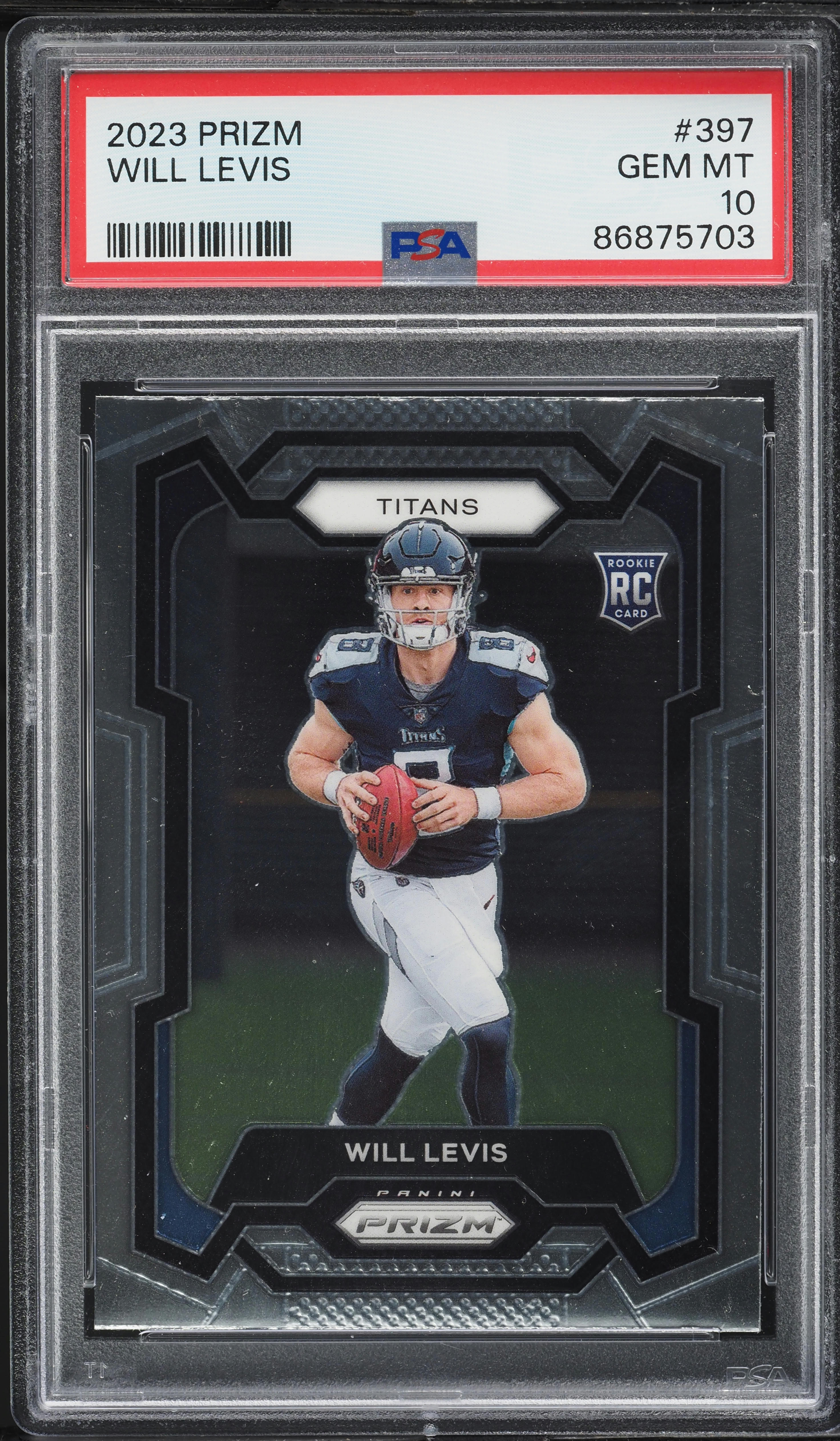 2023 Panini Prizm Will Levis ROOKIE #397 PSA 10 GEM MINT