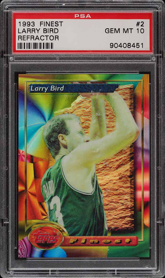 1993 Finest Refractor Larry Bird #2 PSA 10 GEM MINT