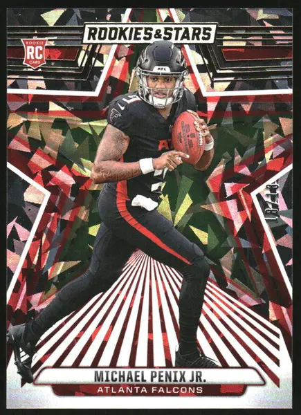 2024 Panini Rookies & Stars Ice FOTL #179 Michael Penix Jr. RC /18