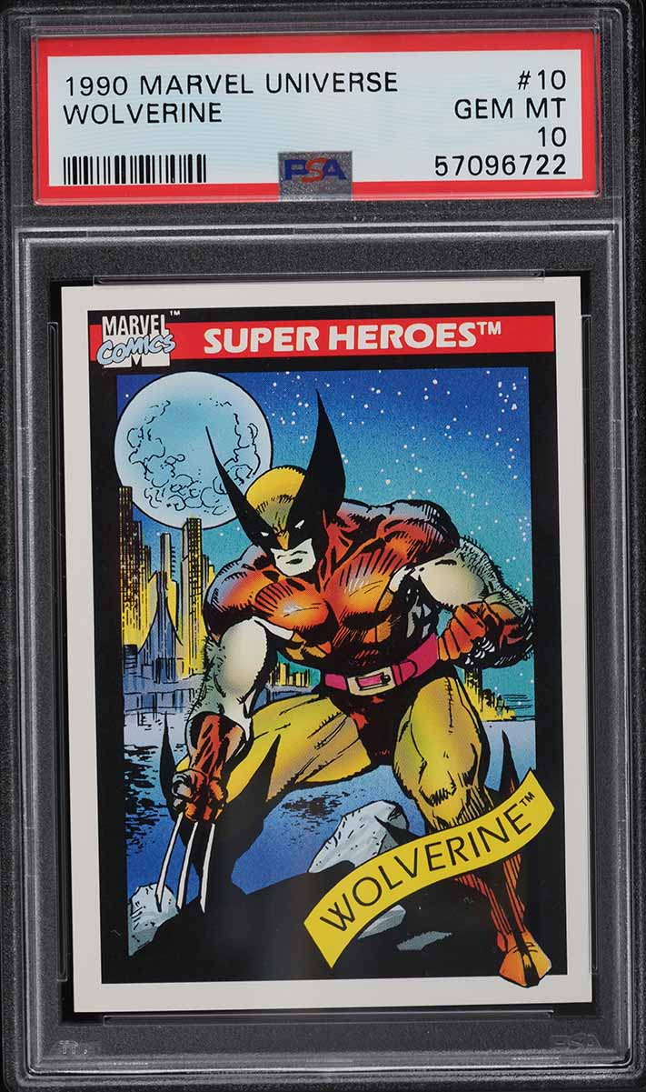 1990 Impel Marvel Universe Wolverine #10 PSA 10 GEM MINT