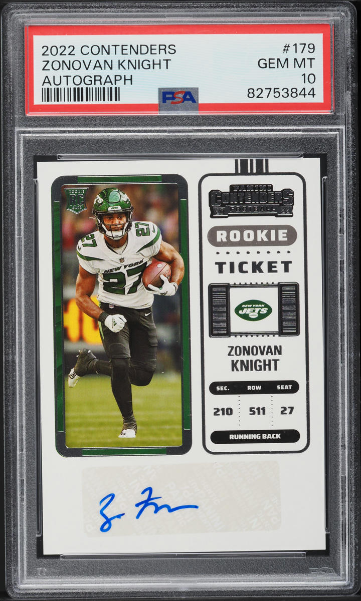 Zonovan Knight #179 2022 Panini Contenders Football Rookie Ticket