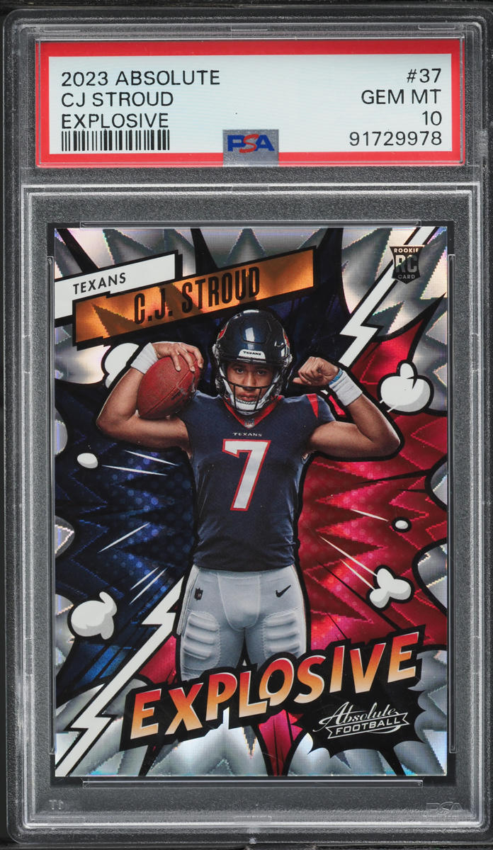 2023 Absolute Explosive C.J. Stroud ROOKIE #37 PSA 10 GEM MINT
