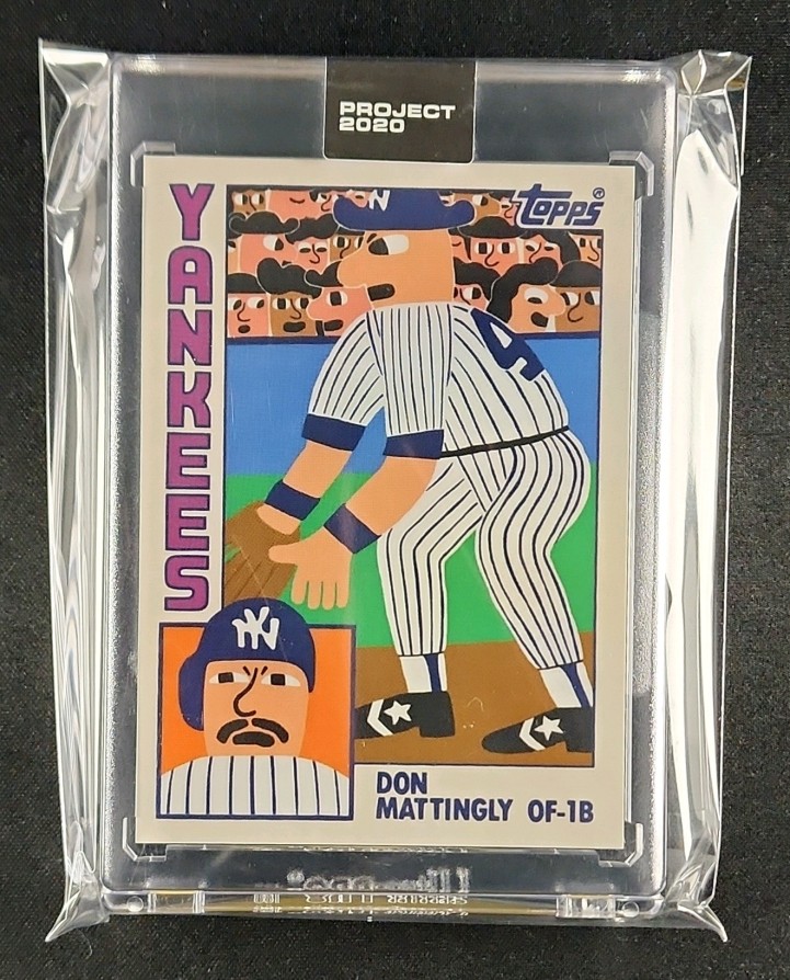2020 Topps Project 2020 By Keith Shore Don Mattingly #13 MBA AUTH