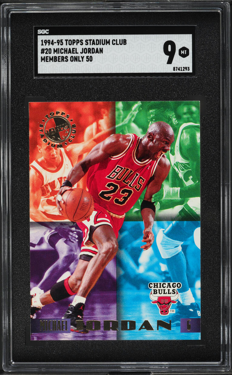 1994 Stadium Club Members Only 50 Michael Jordan #20 SGC 9 MINT
